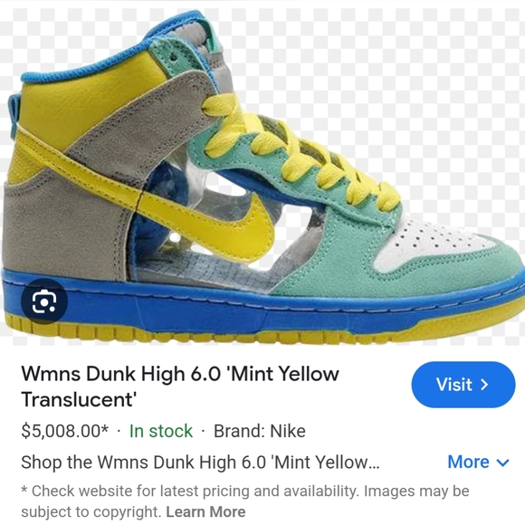 Rare Transparent Nike High Tops - Picture 5 of 5